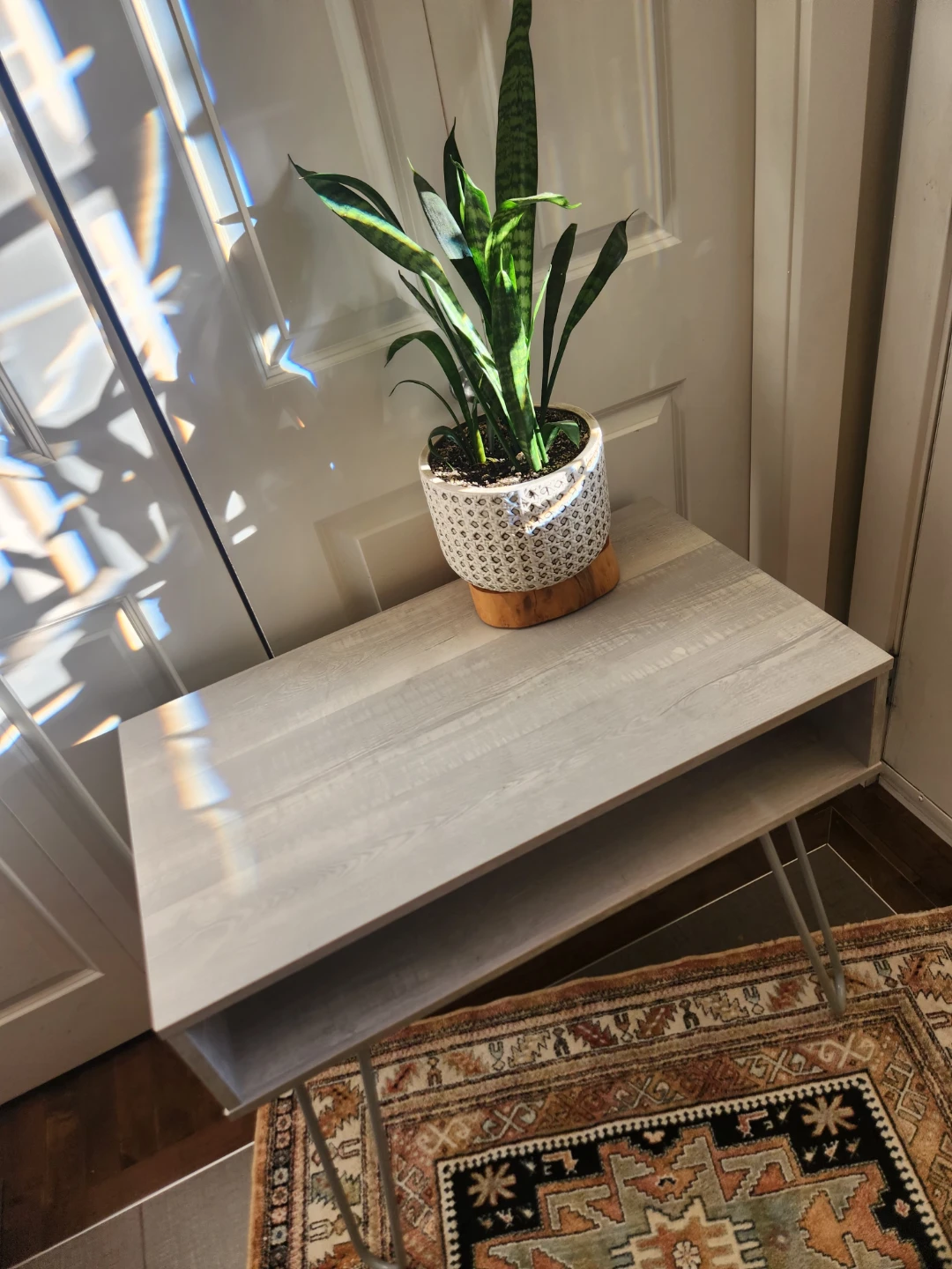 Gray Side Table OR desk with Hairpin Legs - photo 3