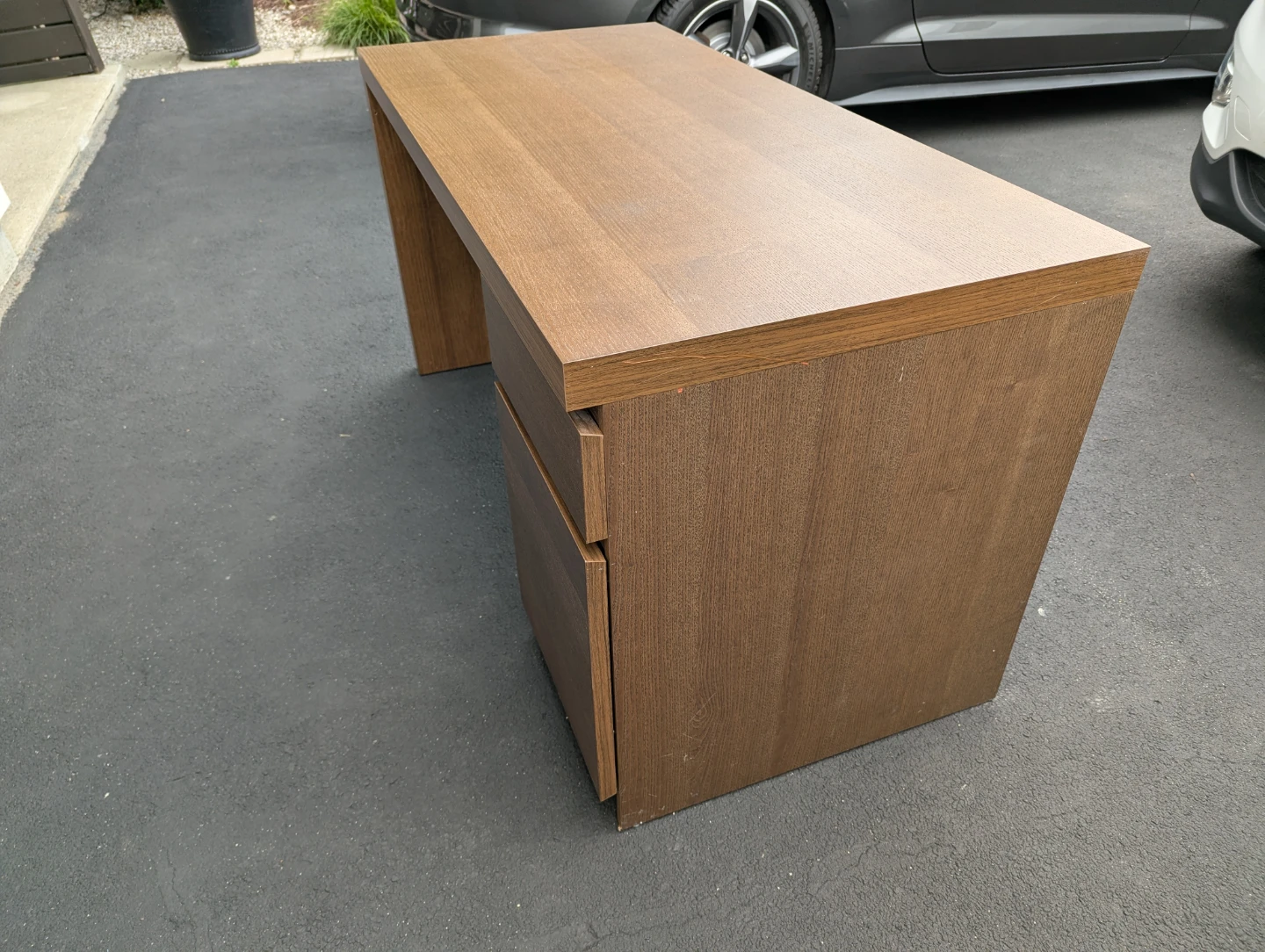 Ikea Malm Desk with Drawers - photo 3