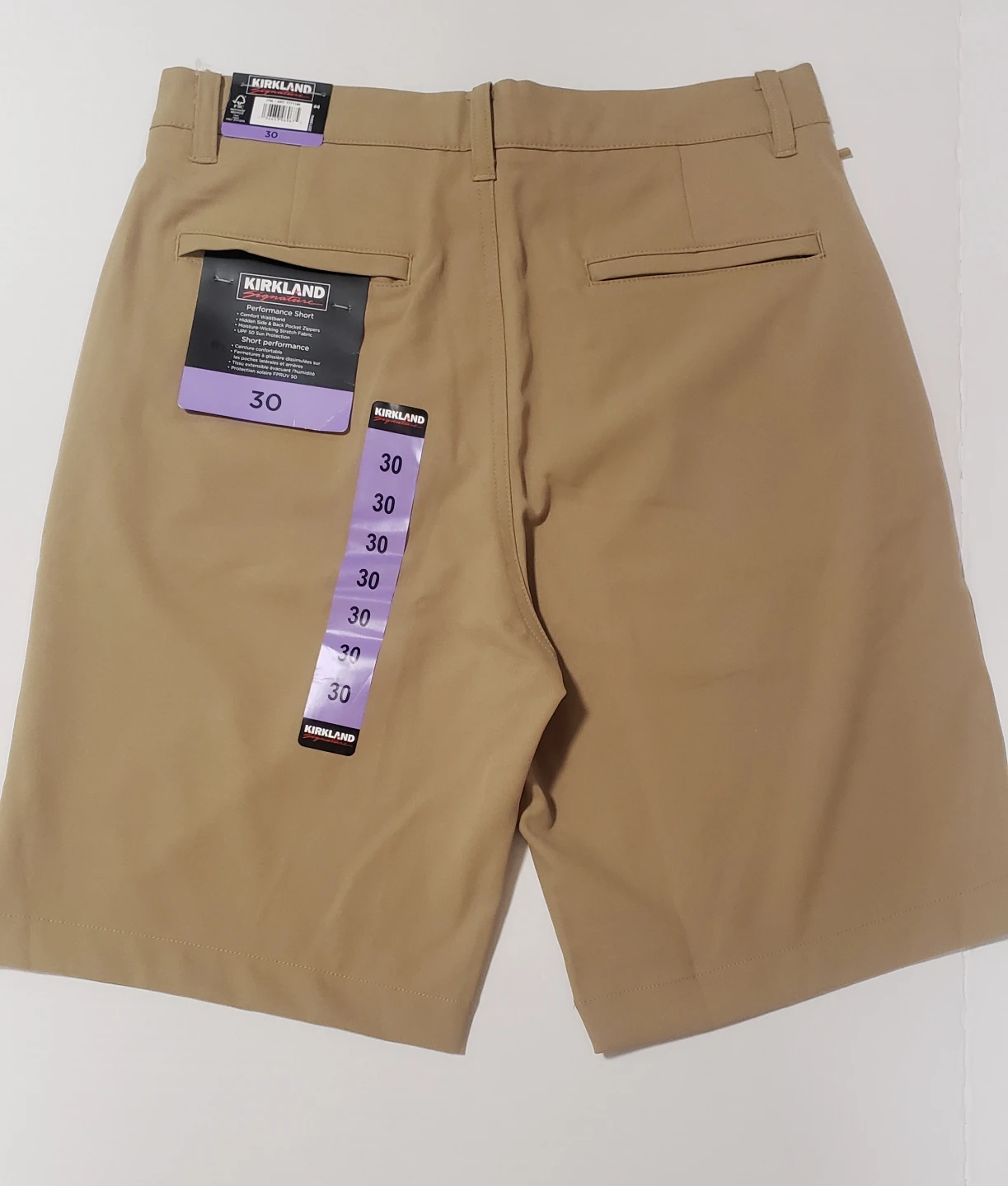Brand new Kirkland Signature Mens Khaki Short Size 30 - photo 2