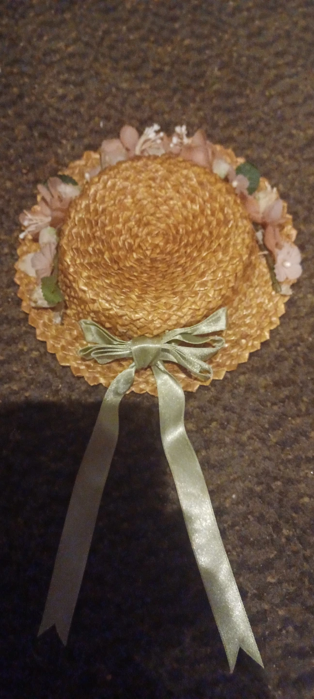 Summer Straw Hat Wreath - photo 3