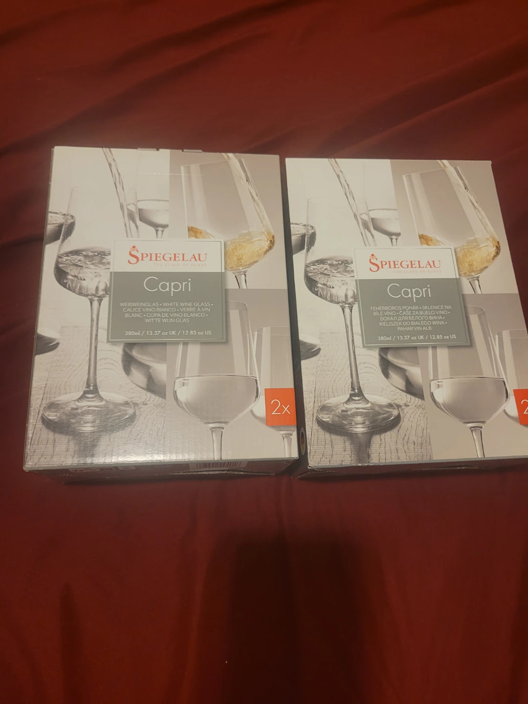 $40/2 boxes or $25/box.Spiegelau Capri wine glasses - photo 2