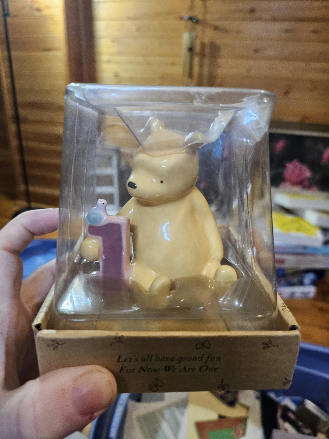 Disney Winnie the Pooh Birthday Keepsake "One" Figurine