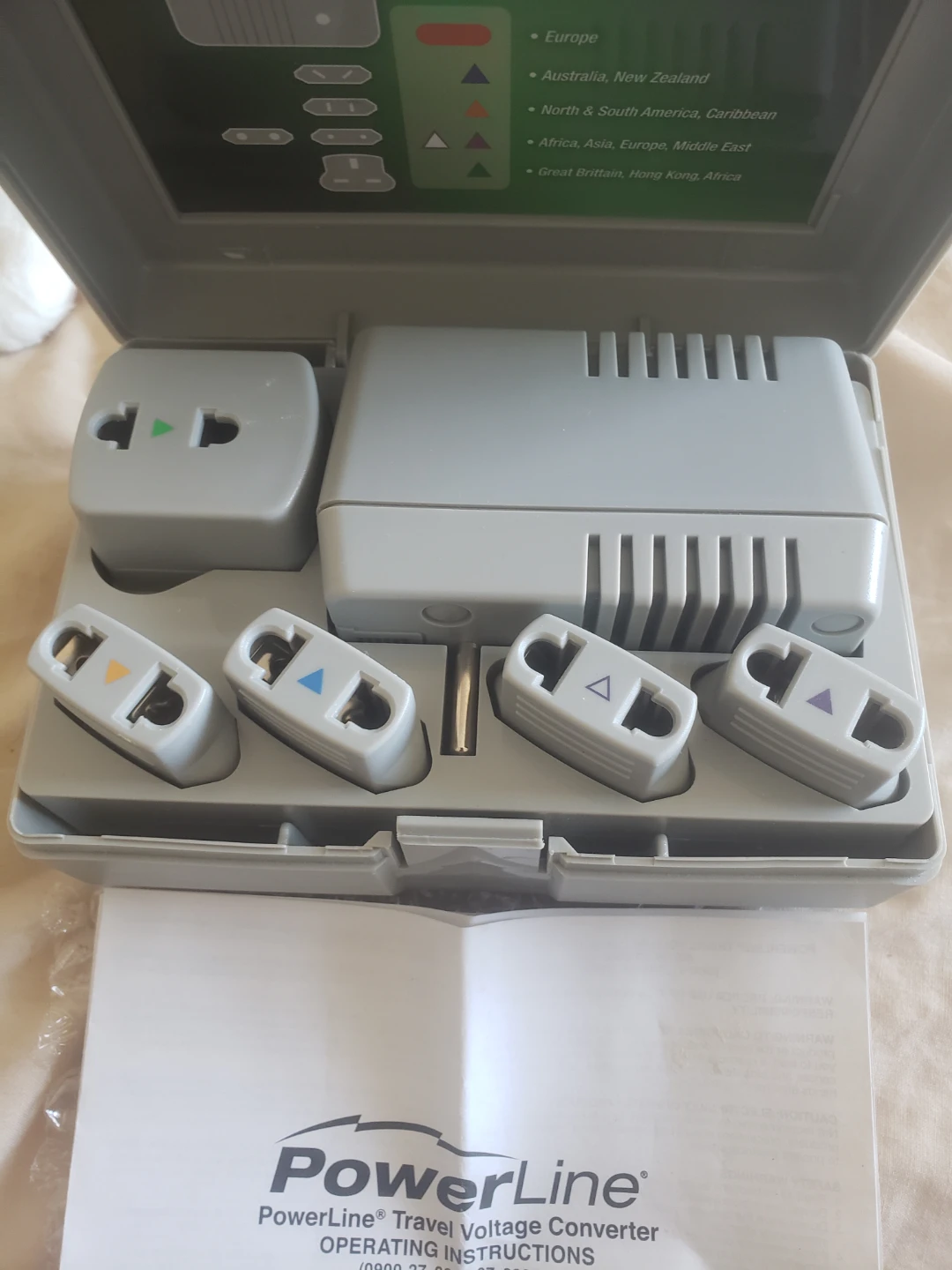 PowerLine Travel Voltage Converter with Adapters - photo 3