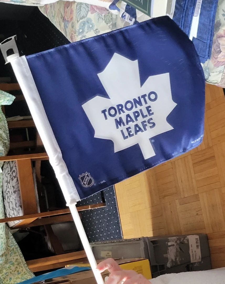 Toronto Maple Leafs NHL Car Flag