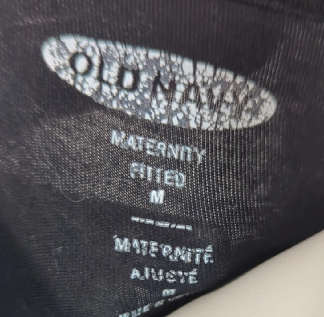 Old Navy Maternity Fitted Tank Top - Black - Size M - photo 4