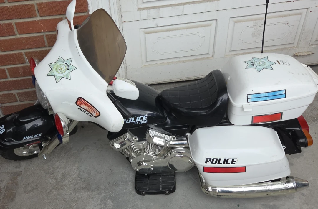 Ride-On Police Motorcycle