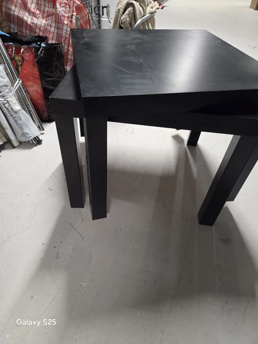 Black End Table