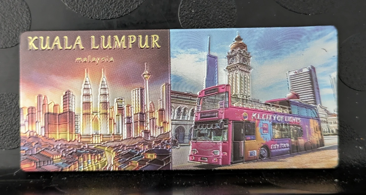 ⚽ Kuala Lumpur City of Lights Souvenir Fridge Magnet