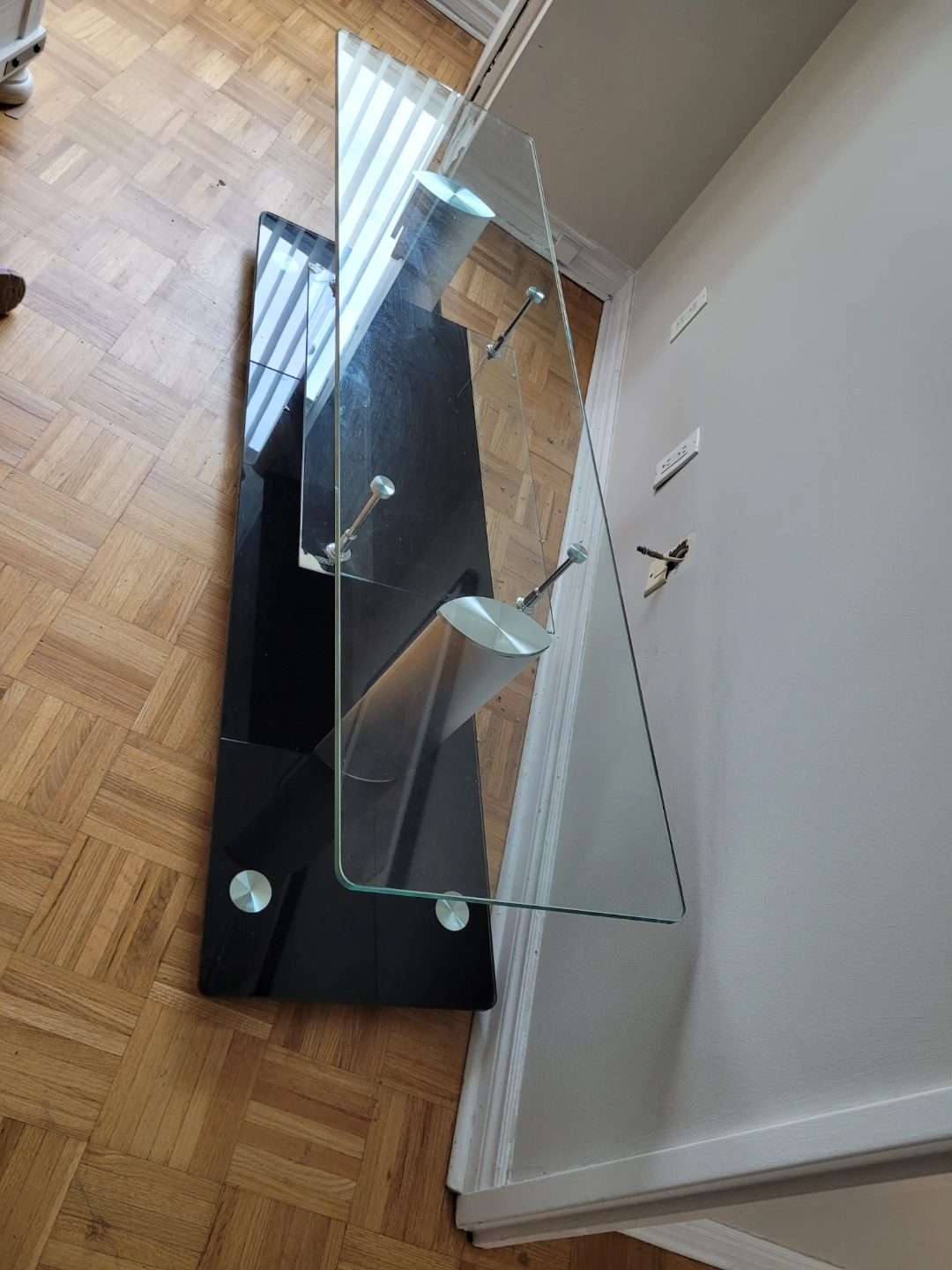 Glass top media console - photo 2