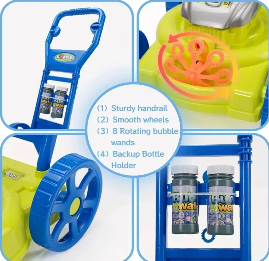Bubble Lawn Mower Toy for Toddlers - photo 2