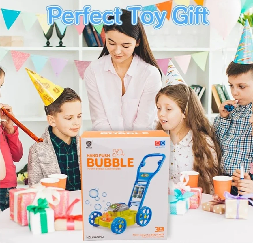 Bubble Lawn Mower Toy for Toddlers - photo 3