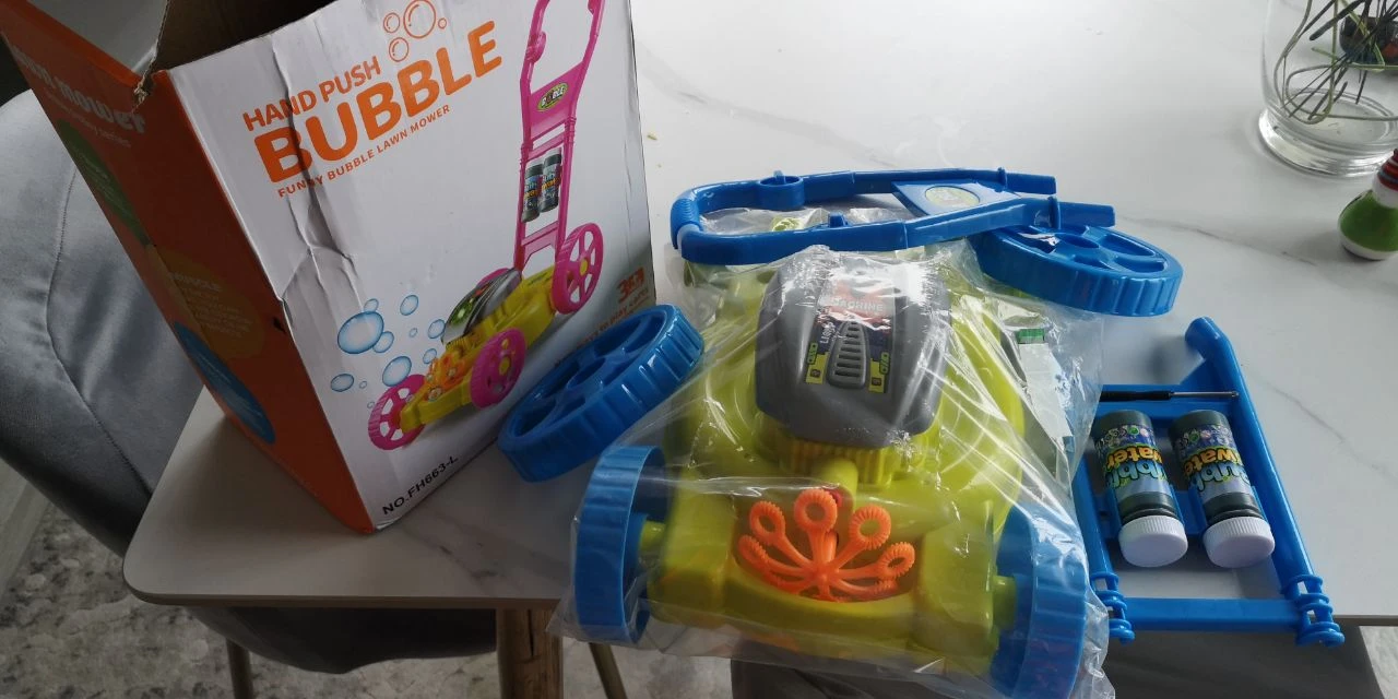 Bubble Lawn Mower Toy for Toddlers - photo 4