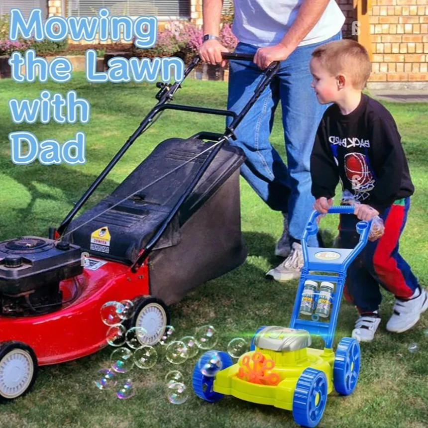 Bubble Lawn Mower Toy for Toddlers - photo 5