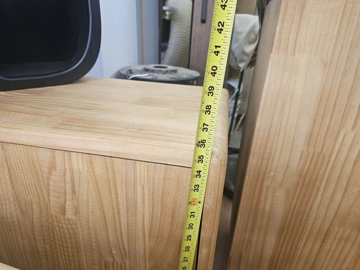 Wooden Cabinet with Black Handles - photo 3