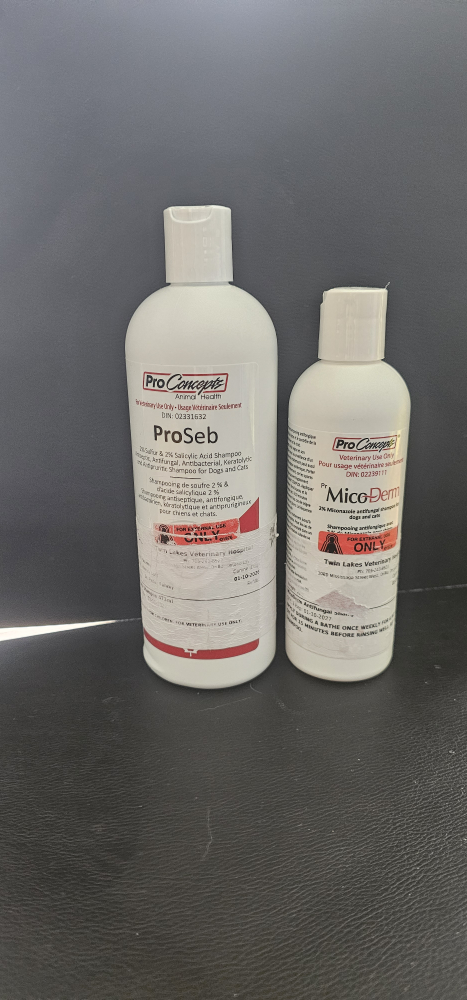 Pro Concepts ProSeb & MicoDerm Pet Shampoos