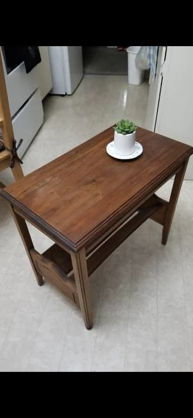 Wooden Coffee Table vintage teak wood - photo 2