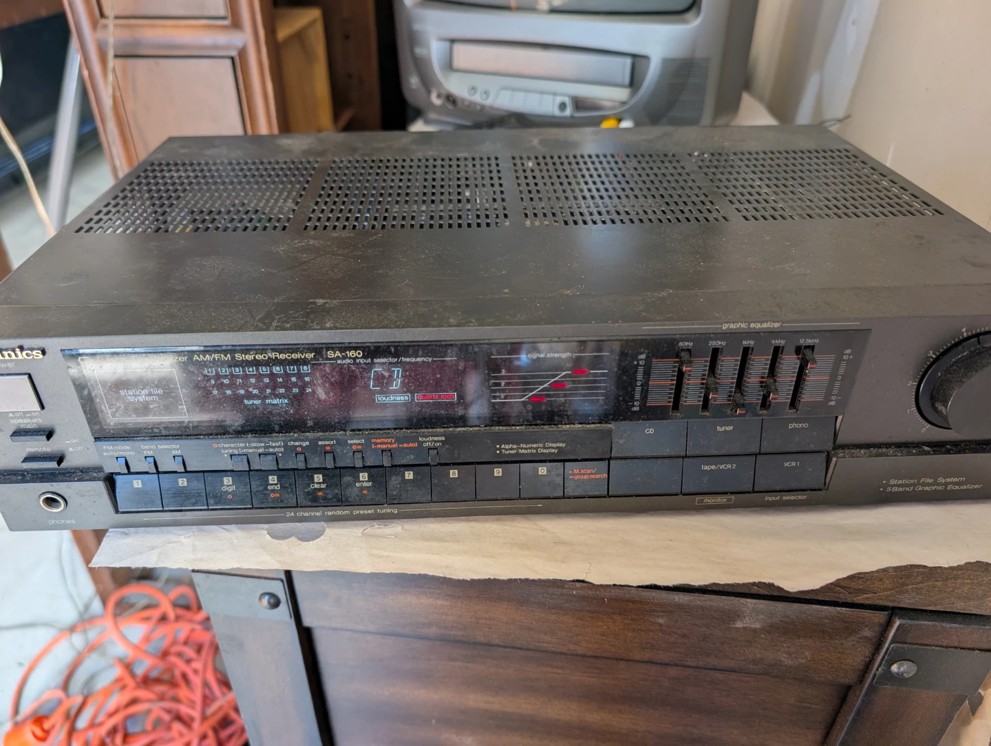 Technics SA-160 Quartz Synthesizer AM/FM Stereo Receiver TESTED - photo 2