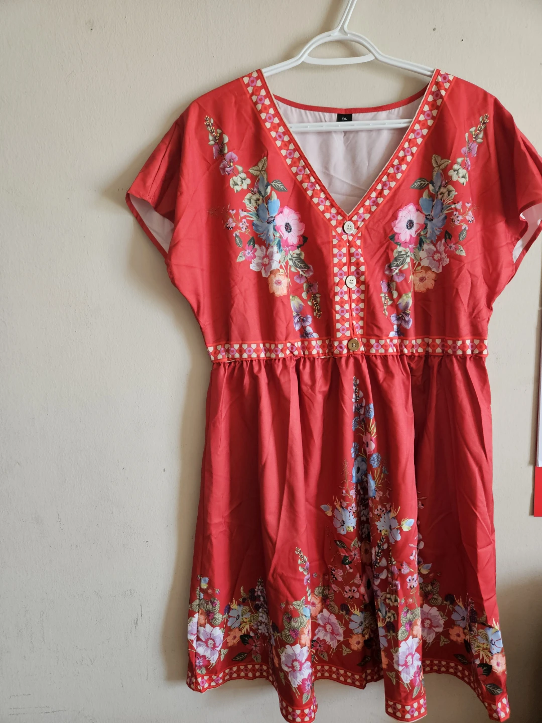 Red Floral Dress - photo 2