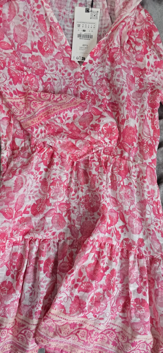 Zara Floral Mini Dress - Size M - photo 3