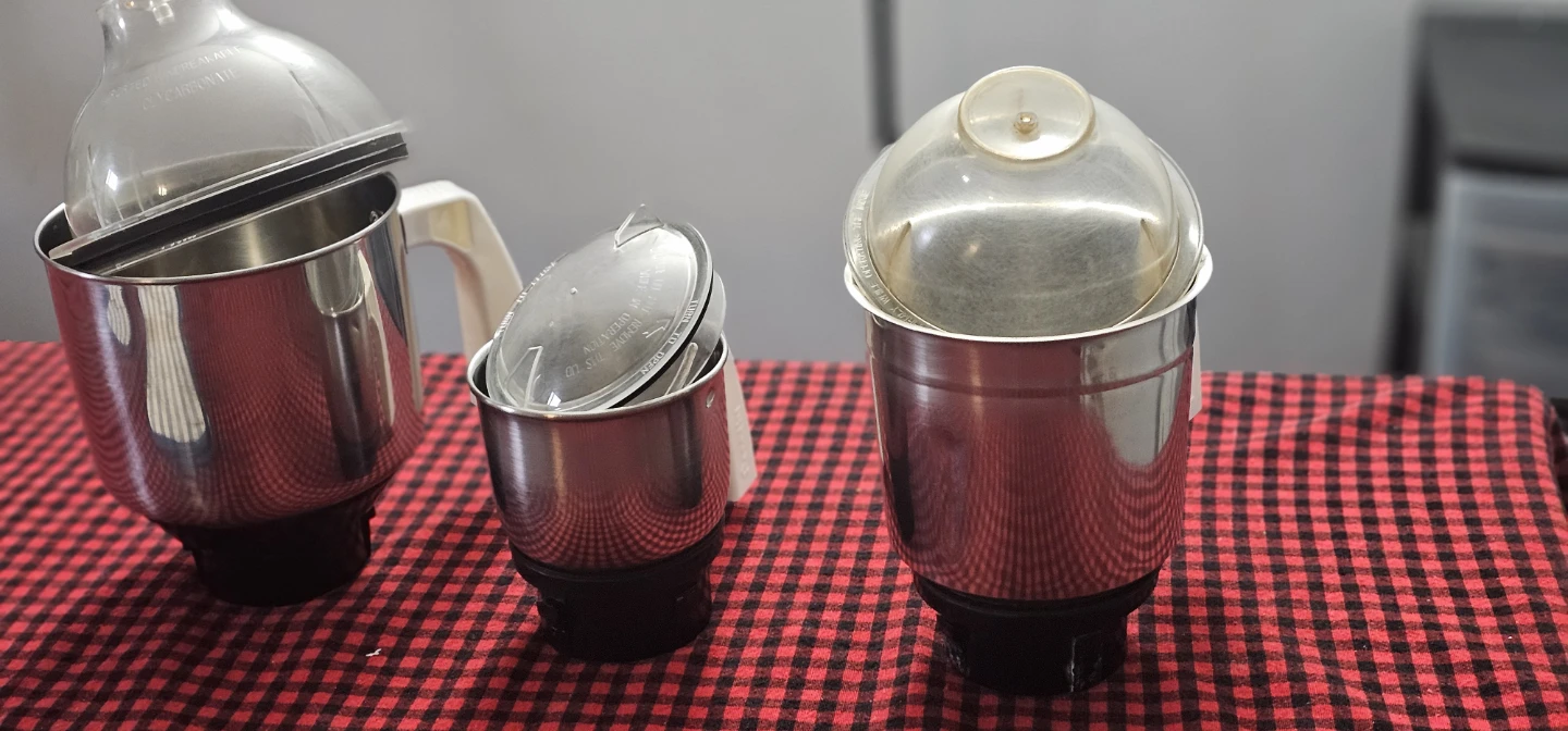 Preethi Eco Plus Mixer Grinder with three jars. - photo 4