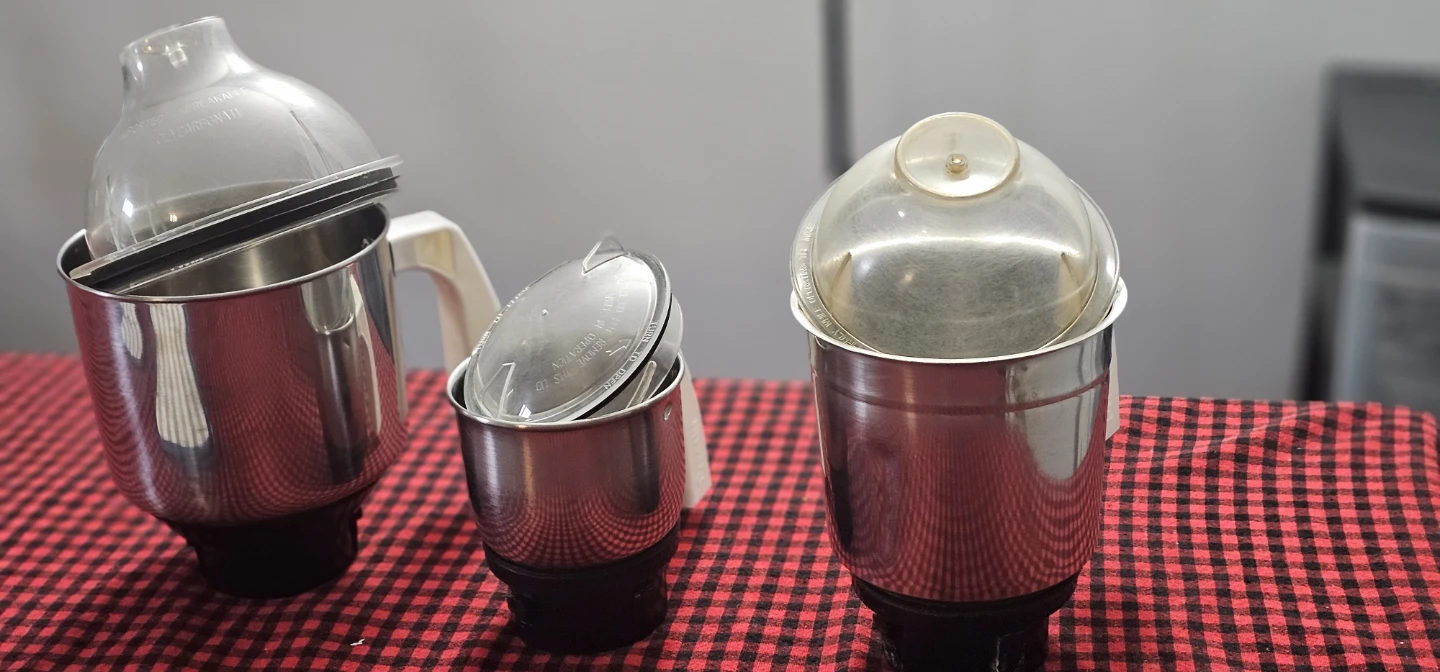 Preethi Eco Plus Mixer Grinder with three jars. - photo 5