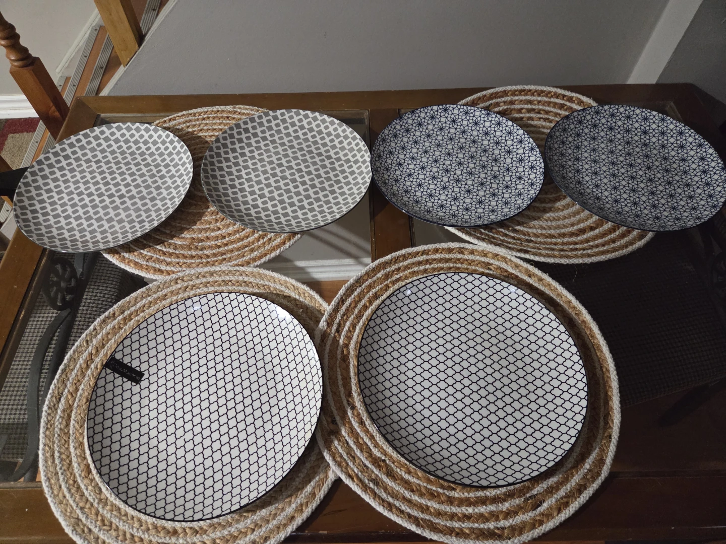Set of 6 Decorative Dinner Plates