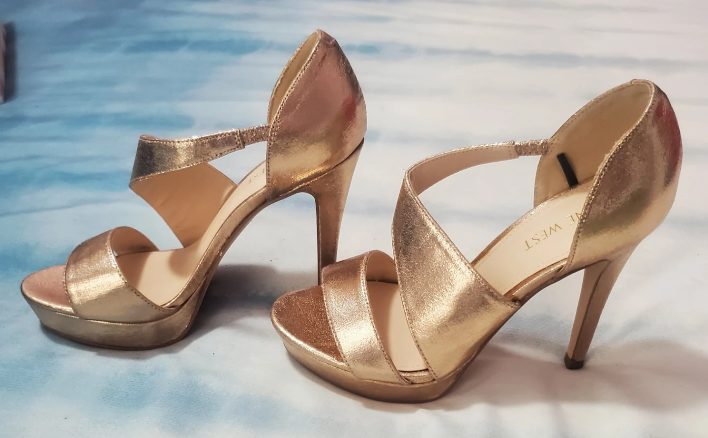 Nine West Women's Rose Gold Heeled Sandals - photo 2