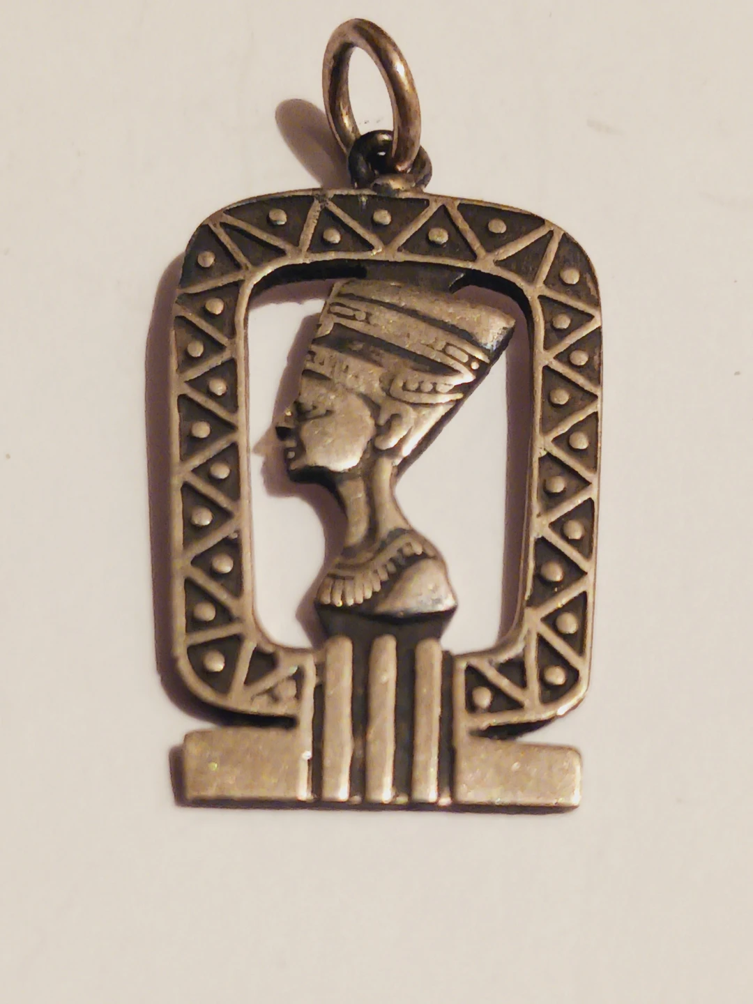 Sterling Silver 925 Nefertiti Bust Pendant - photo 2