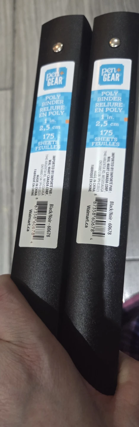 2 Pen+Gear Poly Binder 1 Inch Black - photo 2