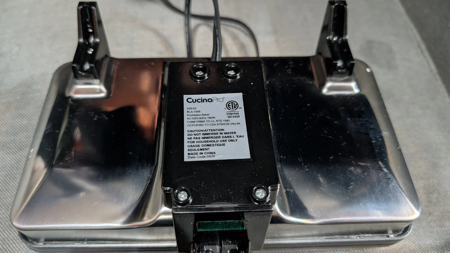 CucinaPro Cookie/Waffle Maker - photo 4