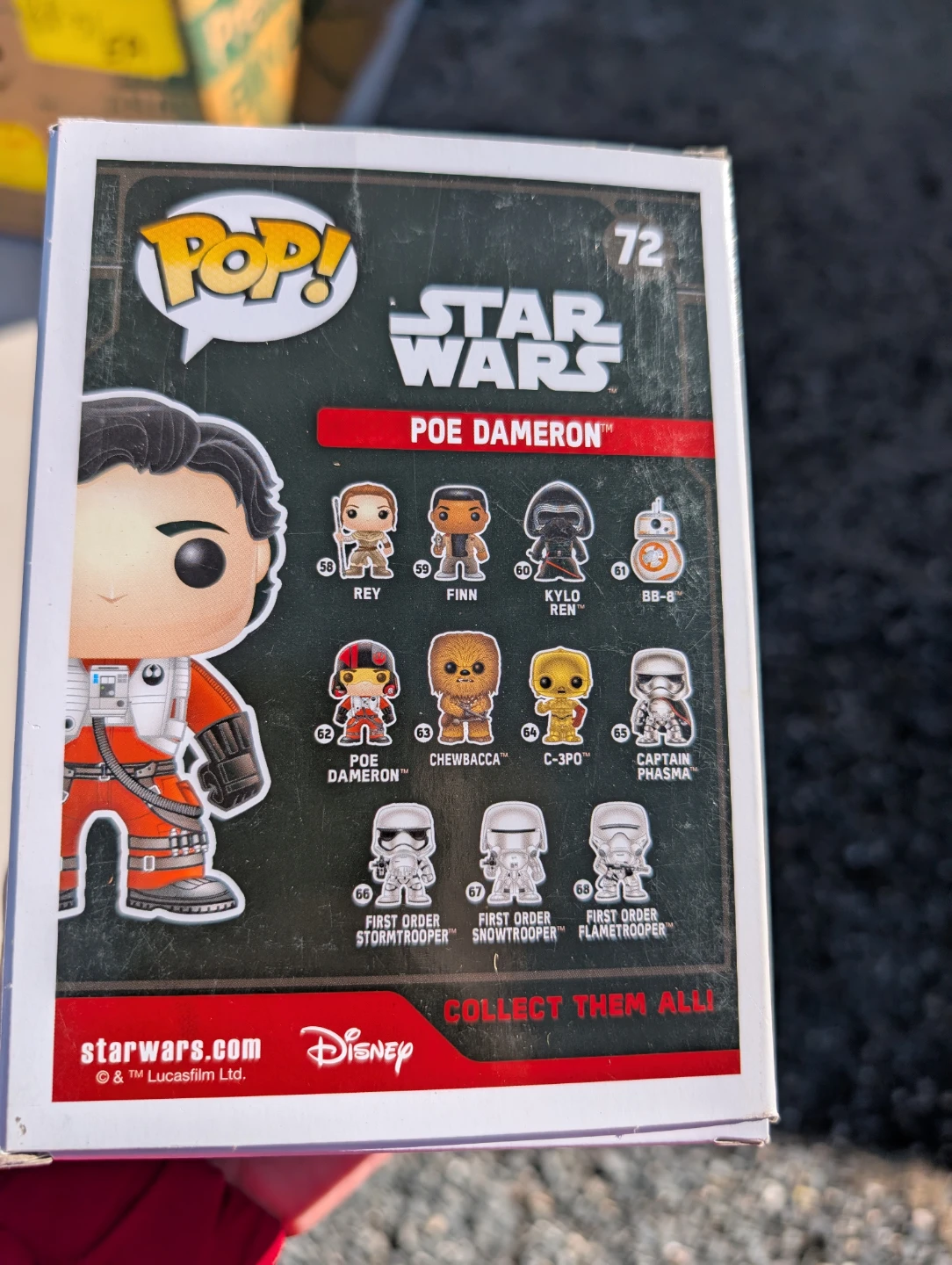 Funko Pop! Star Wars Poe Dameron #72 Vinyl Bobblehead - photo 2
