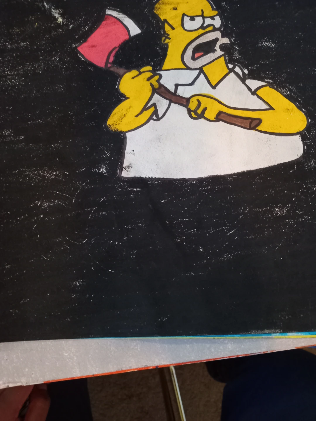 Homer Simpson Drawing by Custom Artist Sherwin