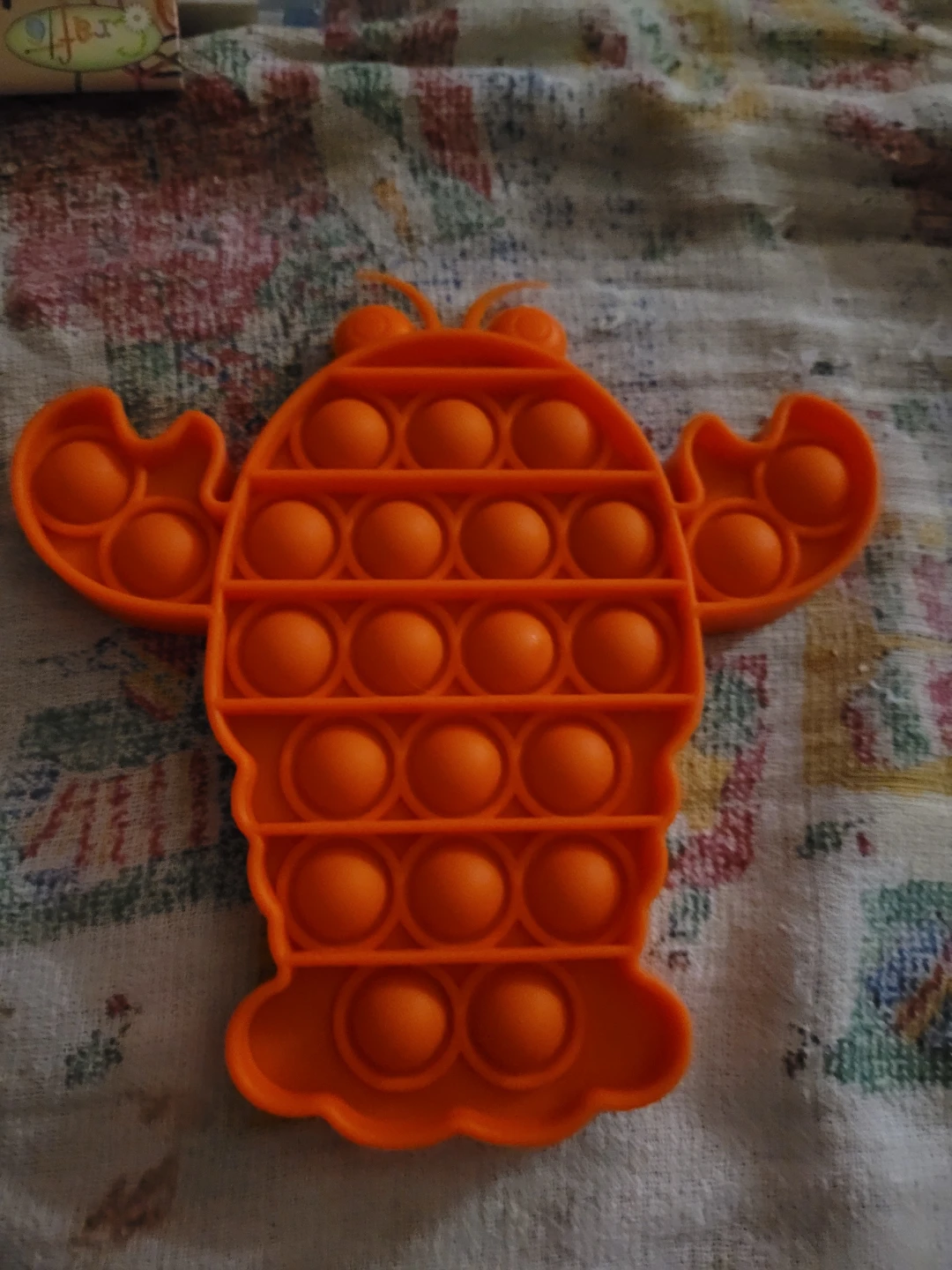 Lobster fidget pop it toy