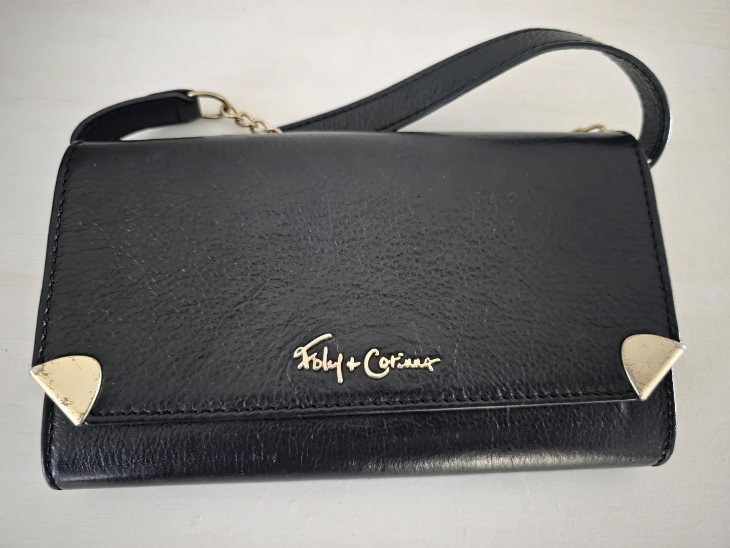 Foley + Corinna Black Leather Clutch/Wallet - photo 2