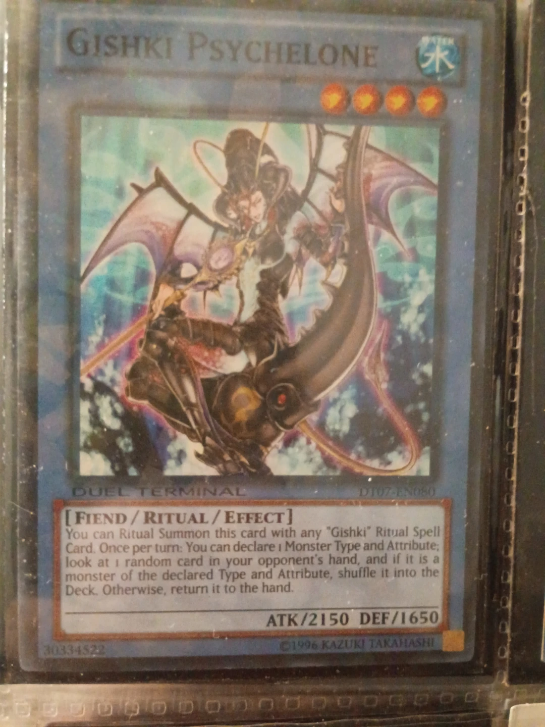 Gishki Psychelone Yu-Gi-Oh! Card⚽