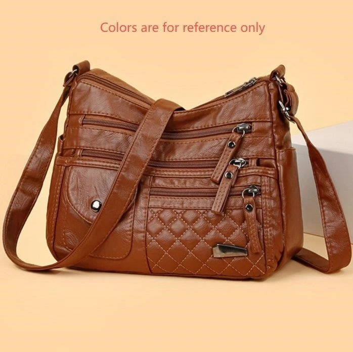 Brown Faux Leather Crossbody Purse - photo 2