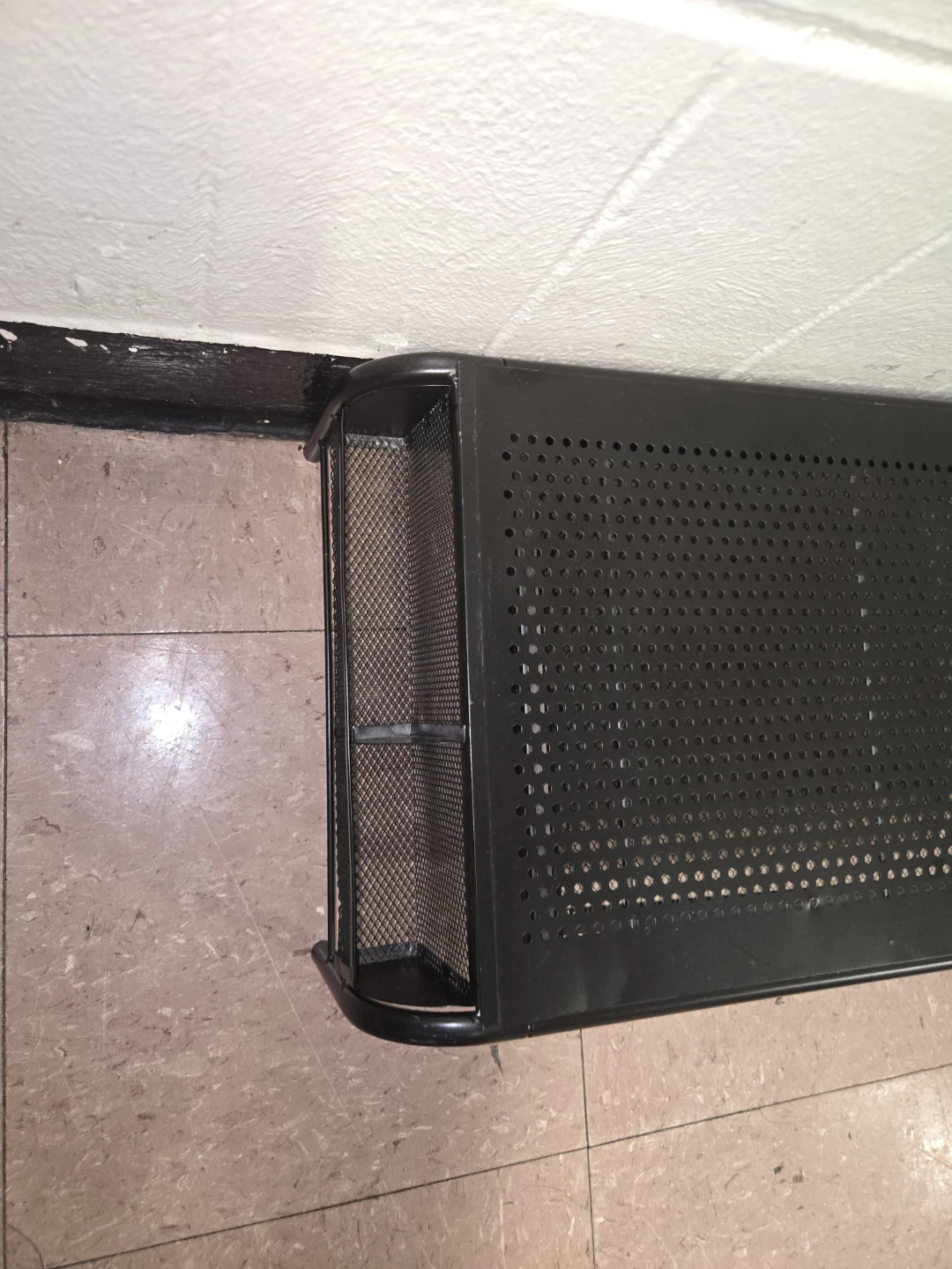 Lorell Metal Mesh Monitor Stand with Storage Drawer - photo 4