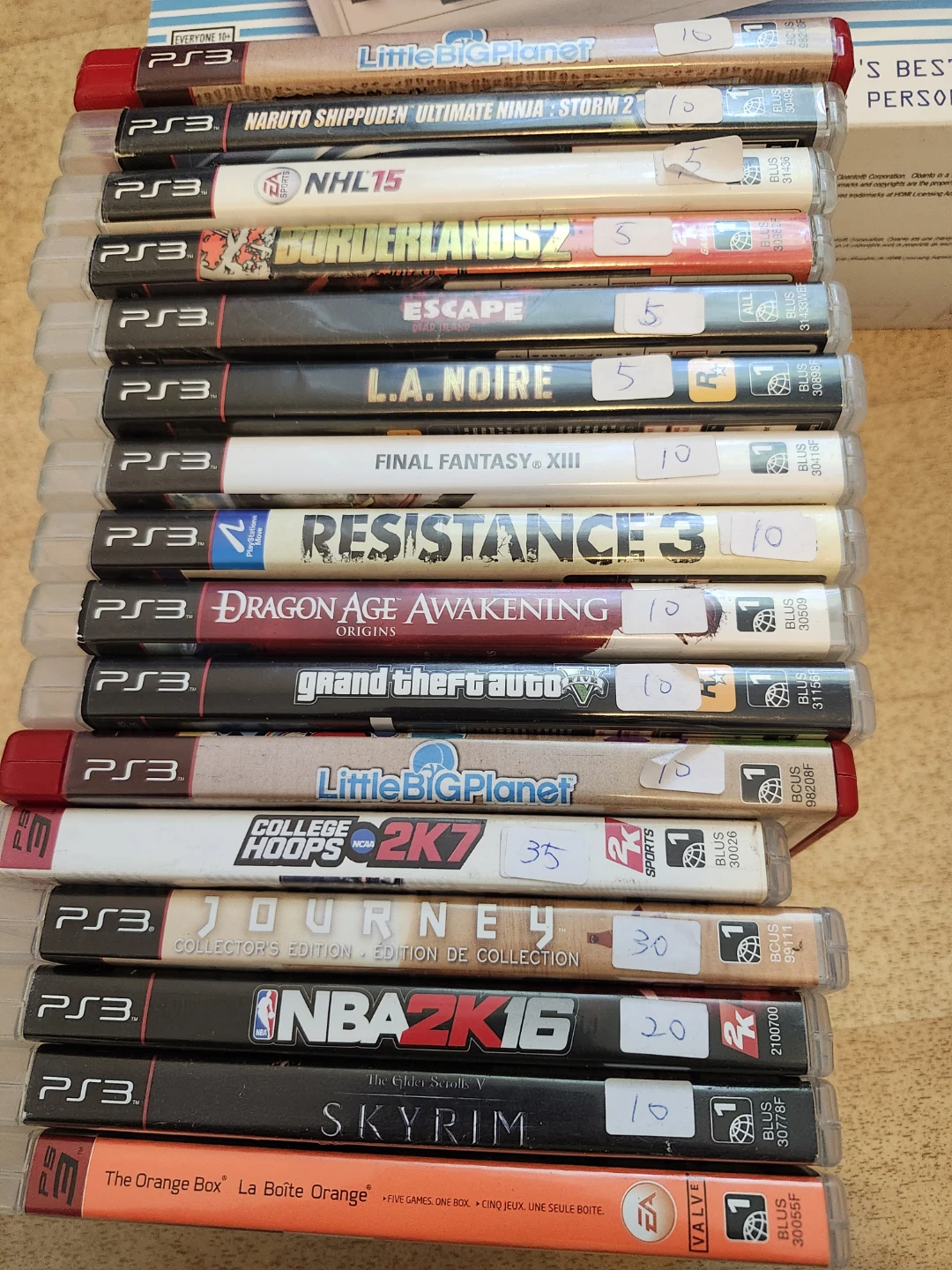 PS3 Video Games Bundle
