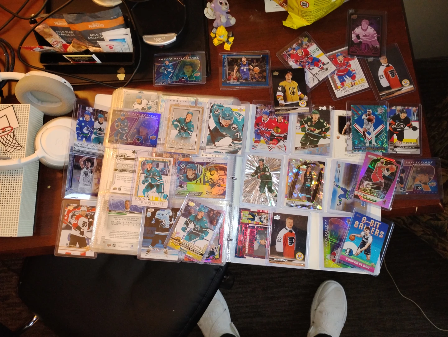 Collection of Hockey and Basketball Trading Cards