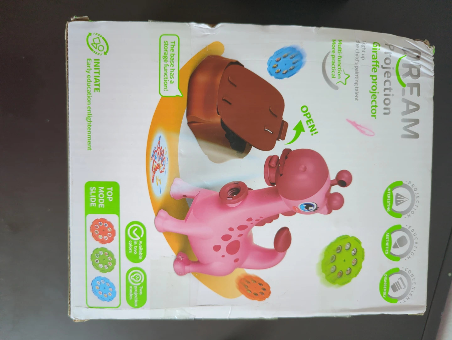 Giraffe Projection Lamp Toy with Projector Discs