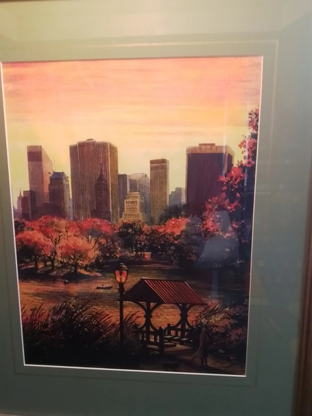 Framed Print: New York Central Park Sunset - photo 2