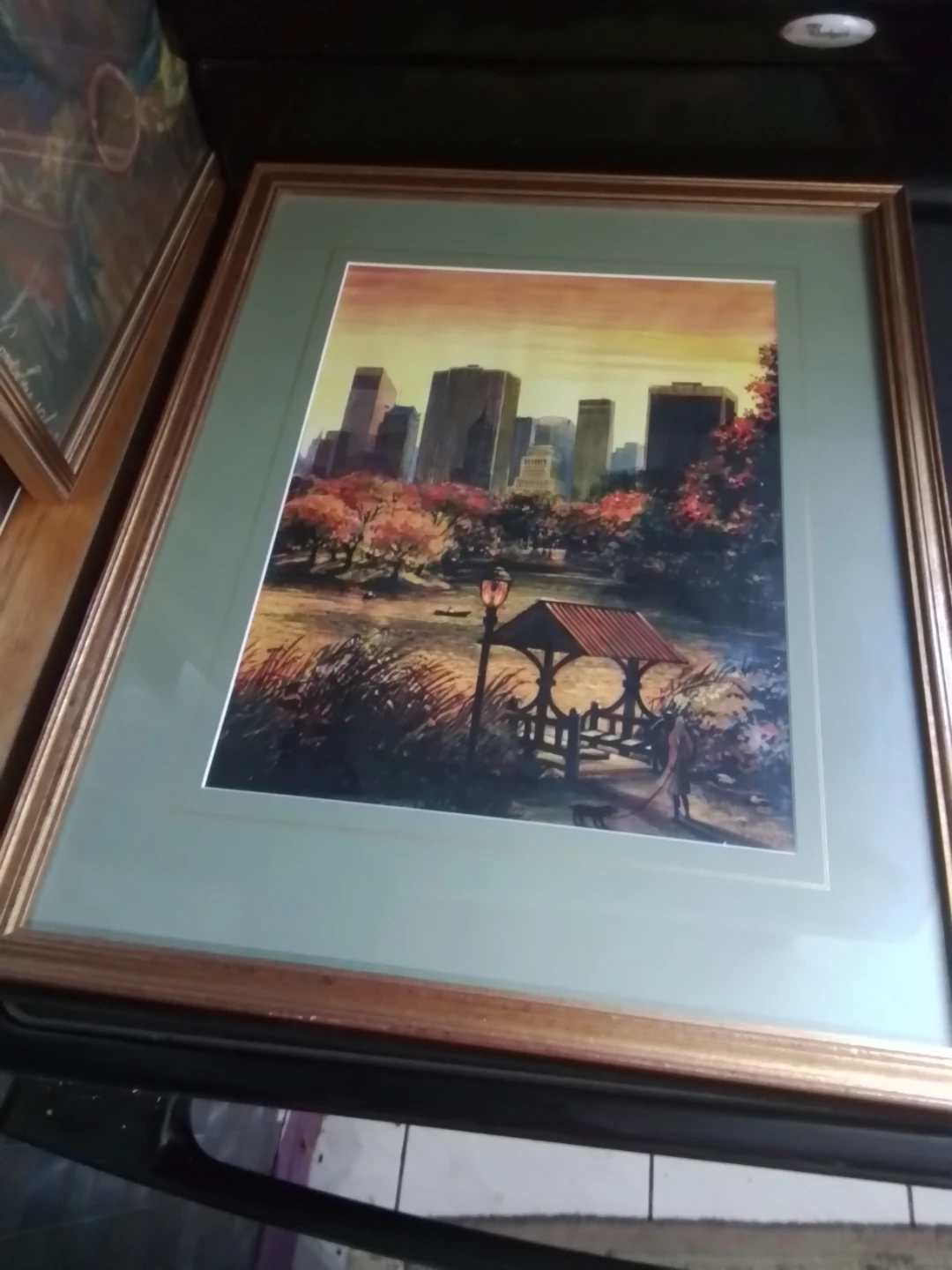 Framed Print: New York Central Park Sunset - photo 3