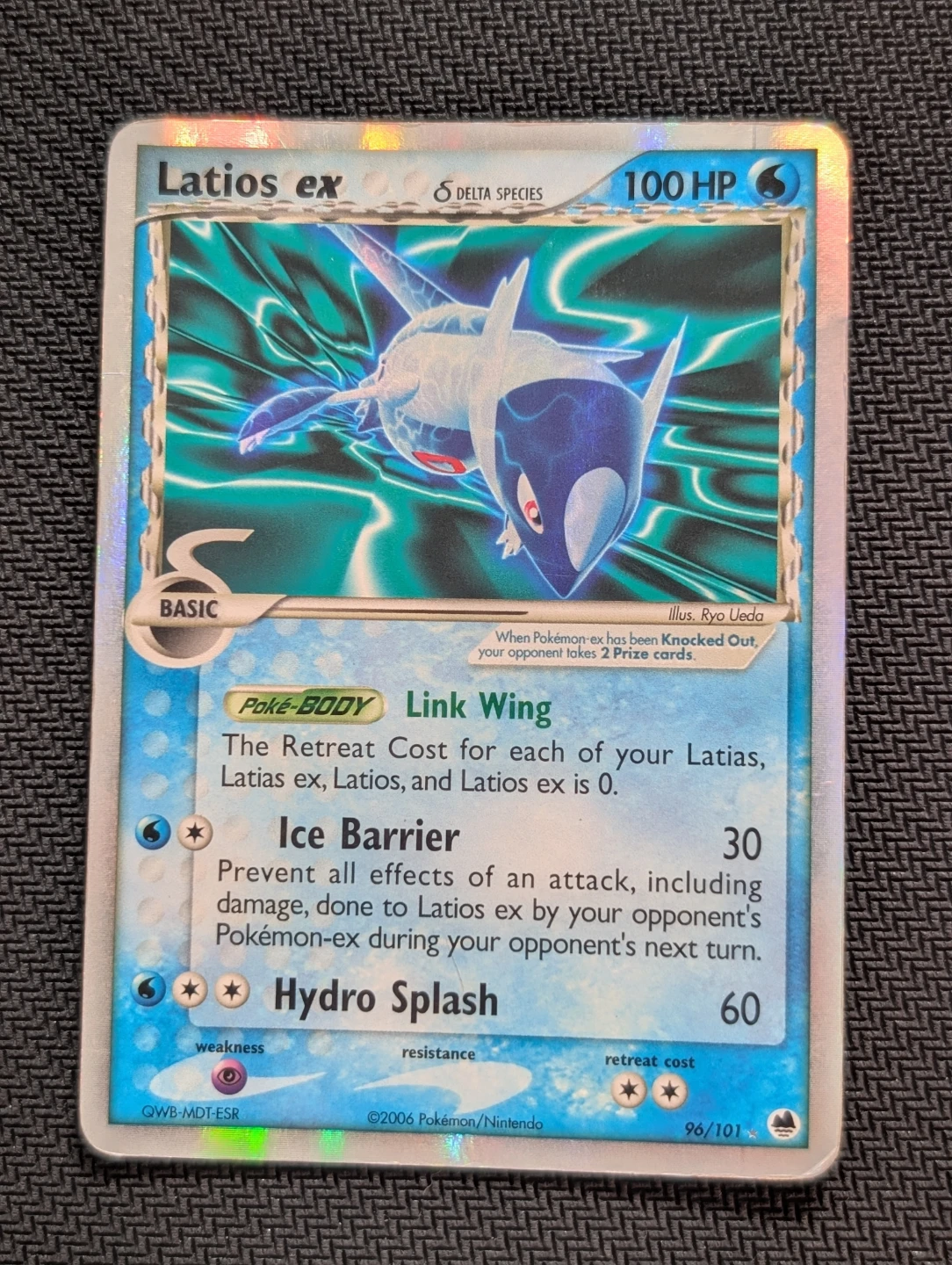 Latios Ex Delta Species Dragon Frontiers Holo 96/101 - Pokemon