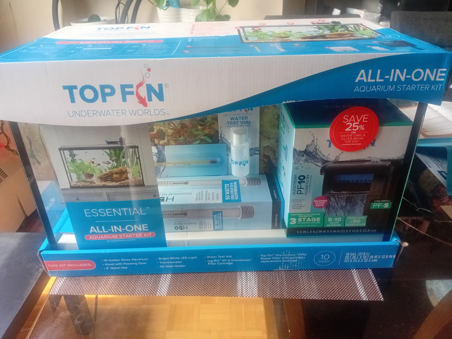 Top Fin 10 Gallon Aquarium Starter Kit