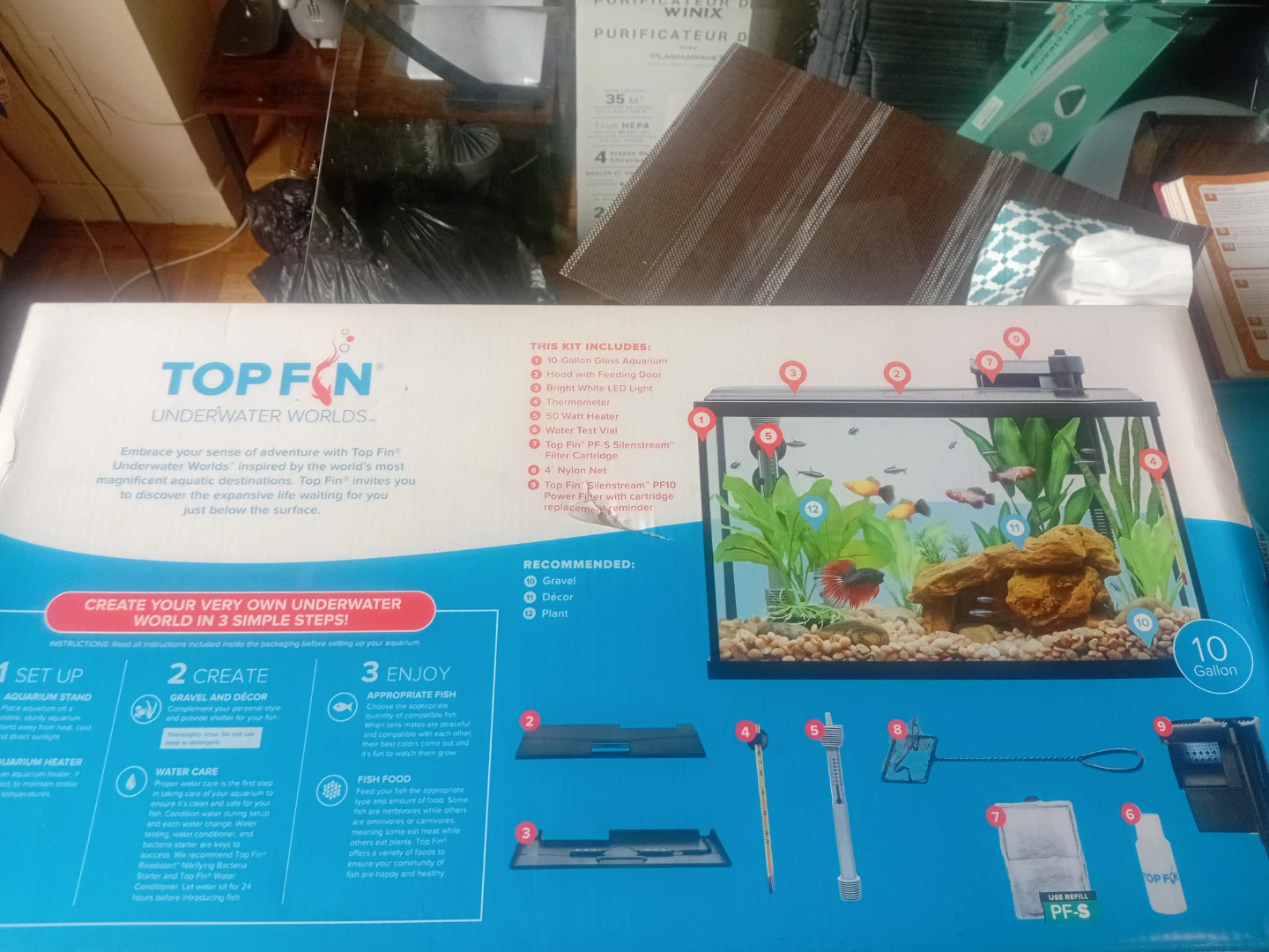 Top Fin 10 Gallon Aquarium Starter Kit - photo 3