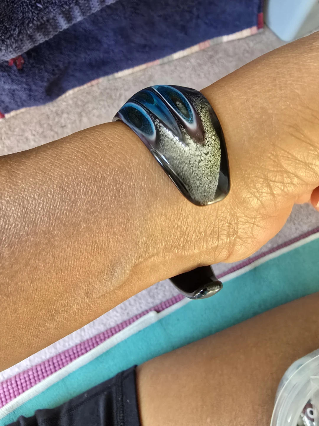 Murano glass bangle made in Italy - photo 2