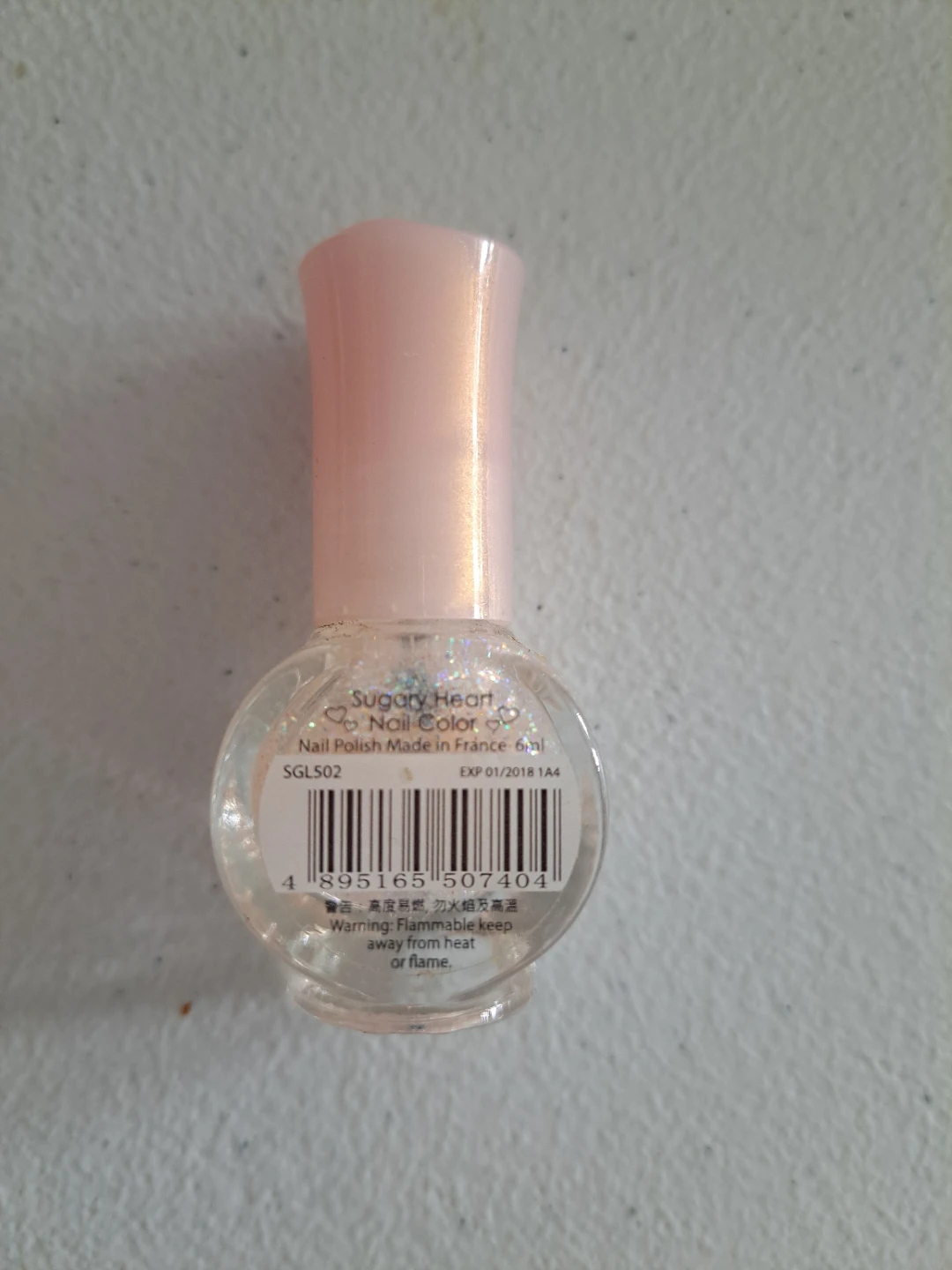 Sasatinnie Sugary Heart Nail Polish - Glitter - photo 2
