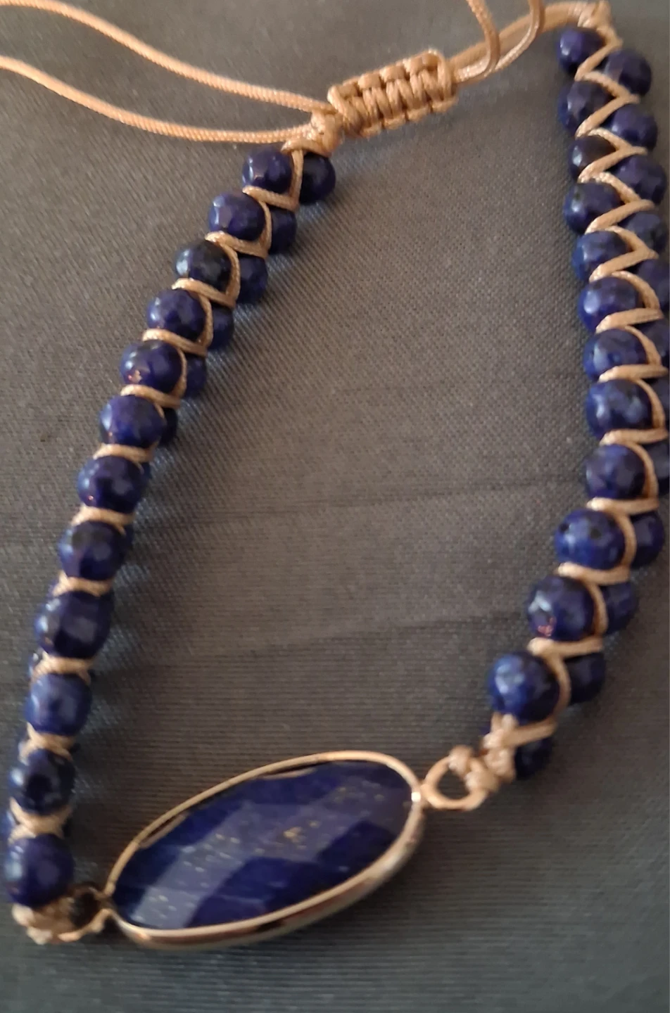 Beaded Bracelets - Purple and Blue - photo 3
