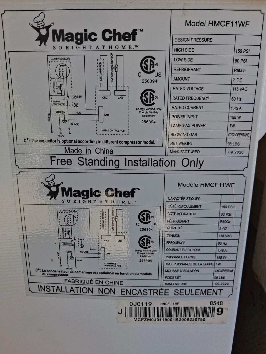 Magic Chef Chest Freezer. Clean $ - photo 5