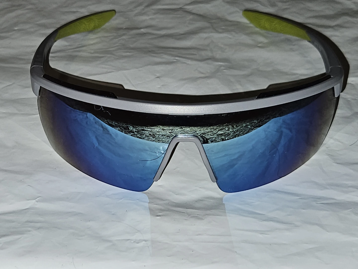 Sport Sunglasses with Blue Mirror Lenses - photo 2